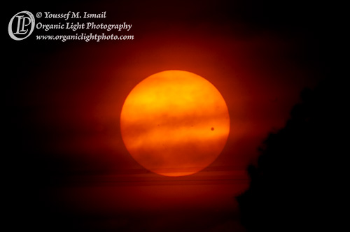 Sunset during the Transit of Venus