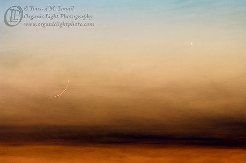 Rajab Crescent 1434 with Venus
