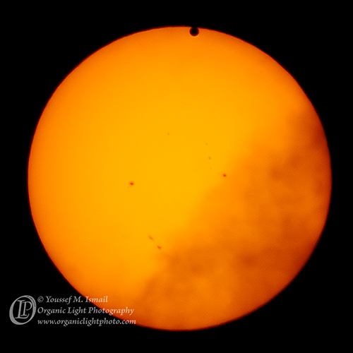 Second Contact of Venus and Sun