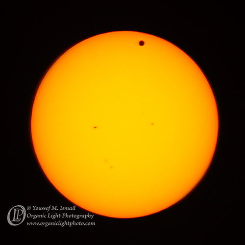 Venus during the 2012 transit.