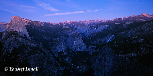 Washburn Point at Dusk under Moonlight